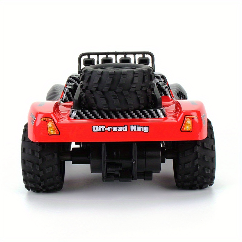 KYAMRC1:18 MPH High-Speed Off-Road RC Car - 2.4G Short Car Racing Climbing Vehicle, 4-Wheel Off-Road Design, USB Rechargeable, 4 Colors (Red/Green/Blue/White) for Outdoor Adventures, Adventure Gear, Durable Plastic Body