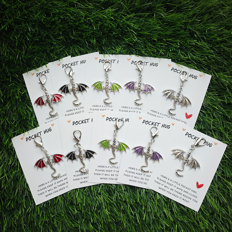 TEMU Fun Flying Dragon Keychain With , Cute Keychain, Thank You Keychain. Birthdays, Weddings, Teacher Appreciation, Back-to-, Thanksgiving,