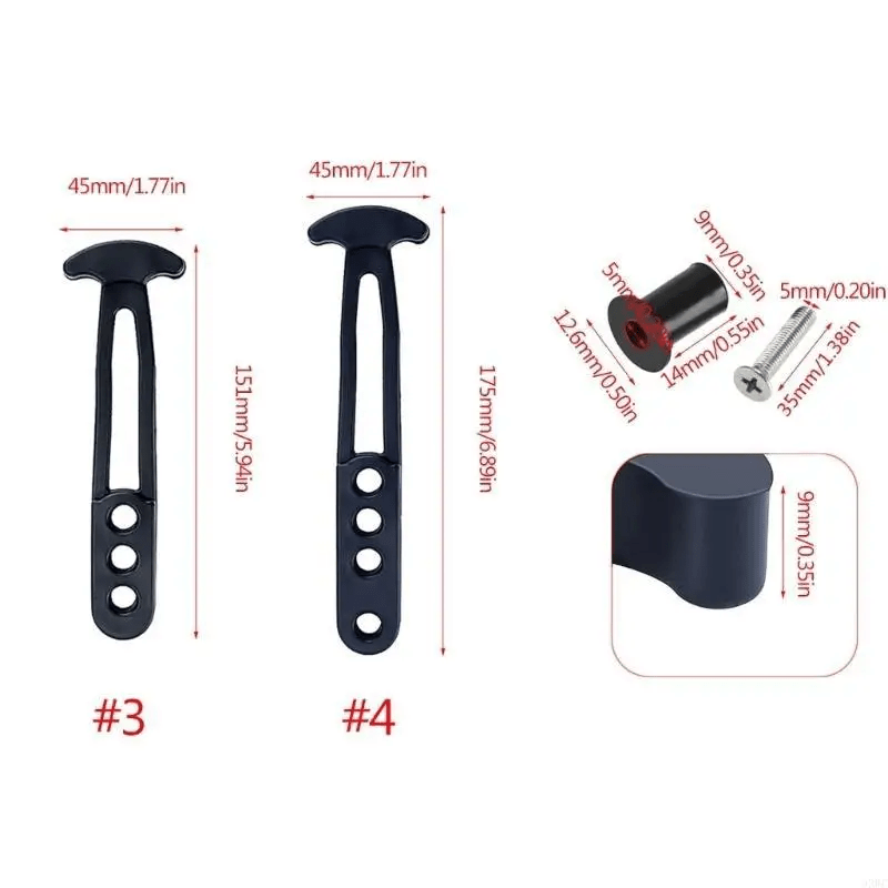 2pcs Boat Boarding Rubber Telescopic Ladder Strap