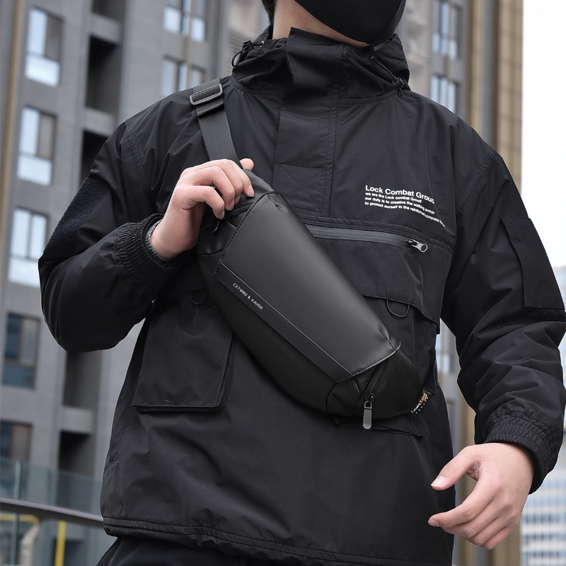 Men's Nylon Crossbody Chest Bag Cycling