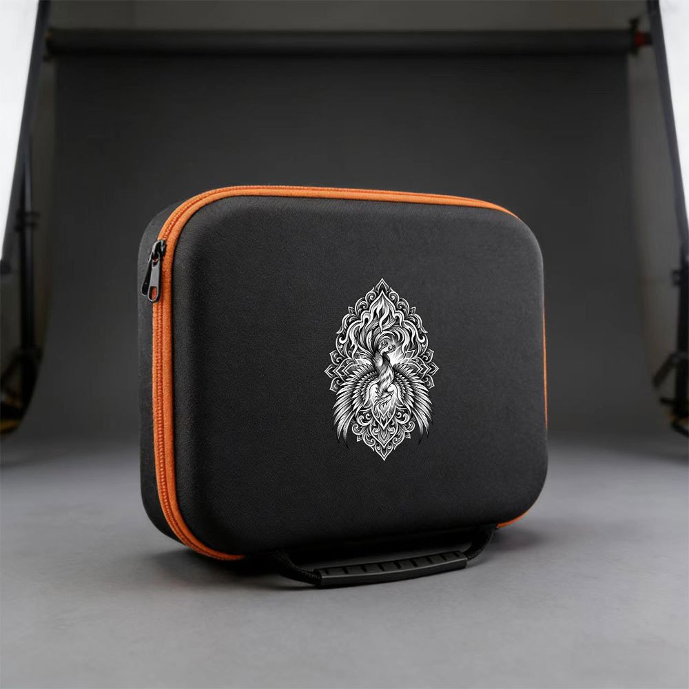 Portable Handheld Hard Shell Zipper Storage Carrying Case