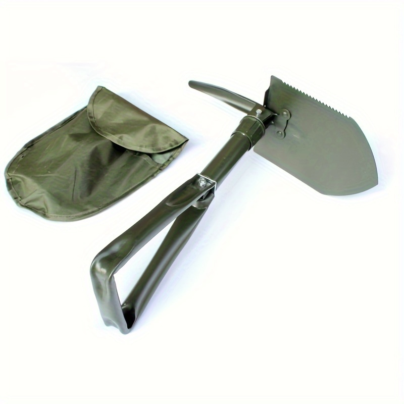 TEMU Camping/multifunctional Folding Shovel Outdoor Gear Folding Shovel Engineer Shovel Car-mounted Folding Spade Camping Shovel Medium-sized