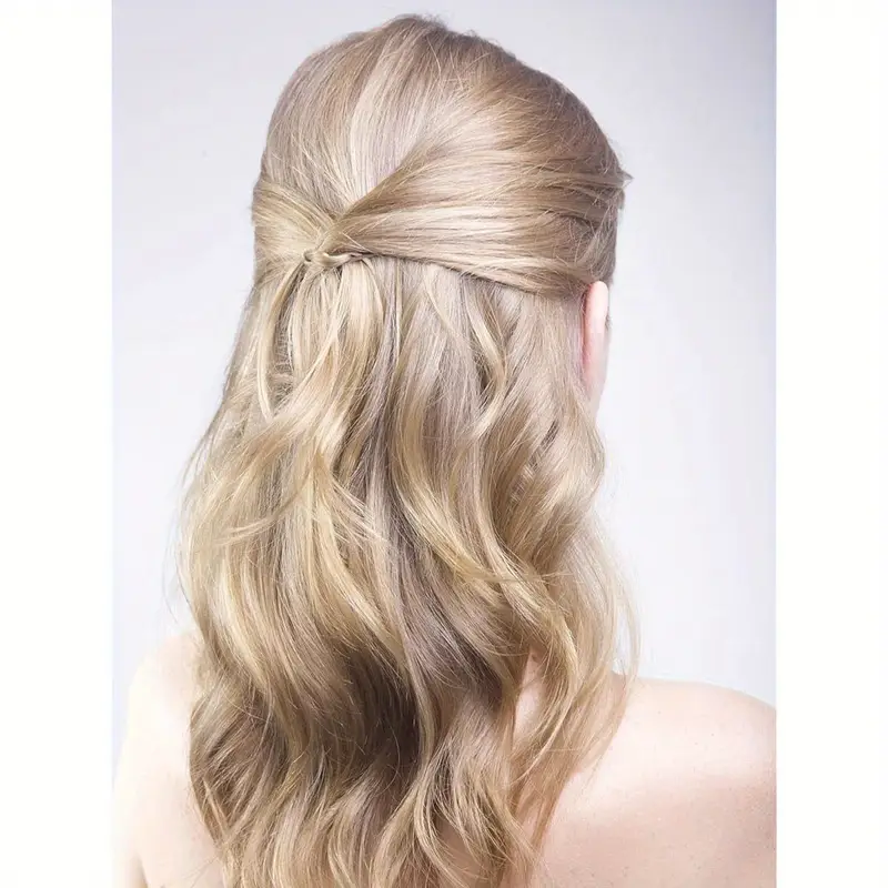 french twist hair pin ultra flocked   french hair pins for women wedding updo extensions or   count blond Product details 2