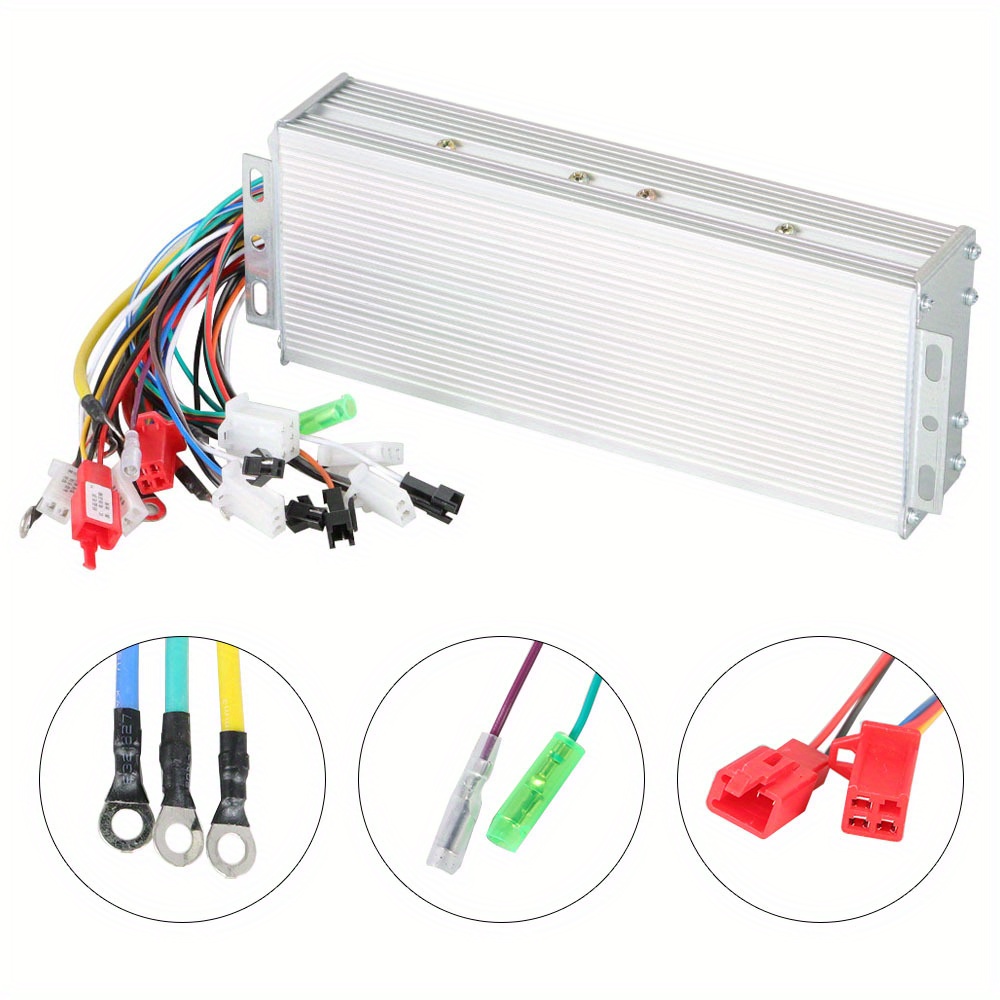 TEMU 48v/72v 1000w Brushless Motor Speed Controller - Advanced E-bike & Electric Scooter Replacement, Ensures Smooth & Reliable