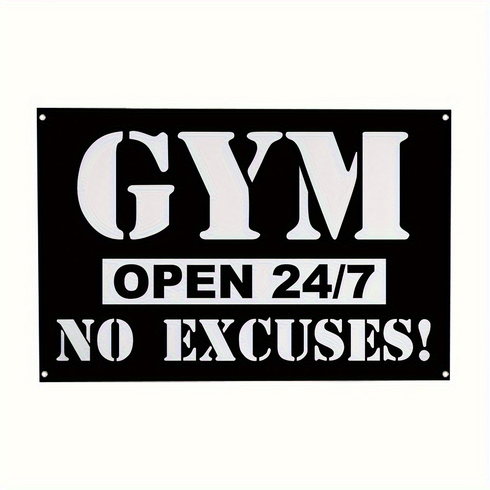 TEMU 1pc, Workout Fitness, Home Interior Decoration, Bodybuilding Muscle Building Flag, Outdoor Decor, Yard Decor, Garden Decorations