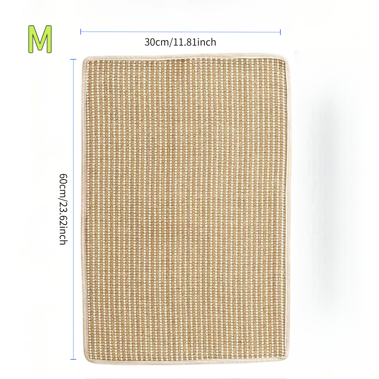 TEMU New Dual-color Sisal Cat Scratching Board, Cat Paw Pad, Durable Scratching Mat, Anti-shedding, Stick-on Cat Scratching Pad, Cat Scratch Wall