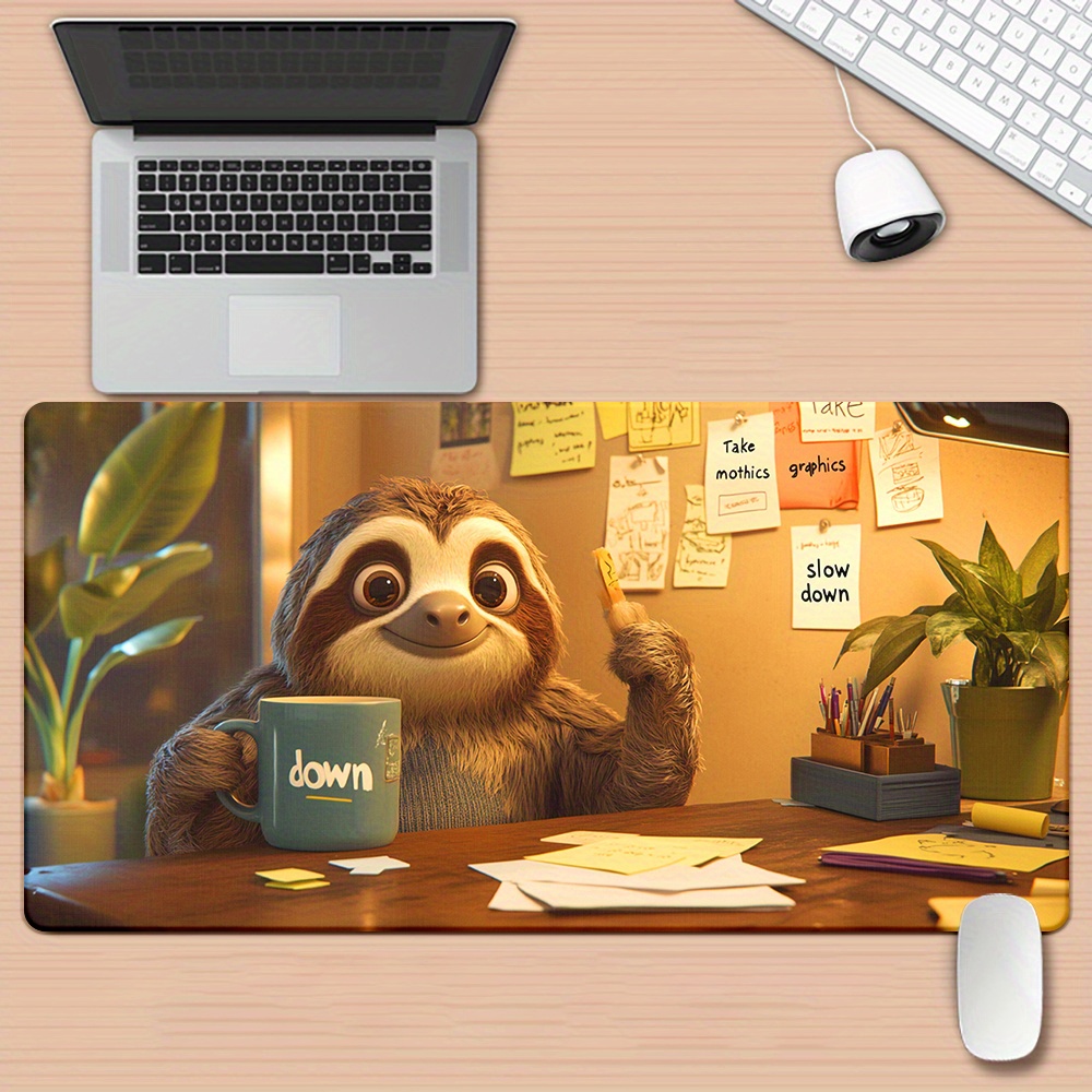E-shop Entzückende Schleierechse High Definition Bedruckte Schreibtischunterlage, Vielseitiges XXL Mauspad, Gaming Mausmatten für Tastatur, Büro