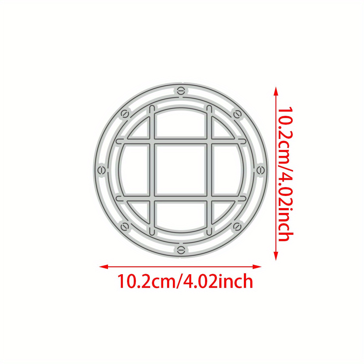Image of 1pc Of Metal Cutting Die, Suitable For Greeting Card Decoration Or Manual Album Template Cutting