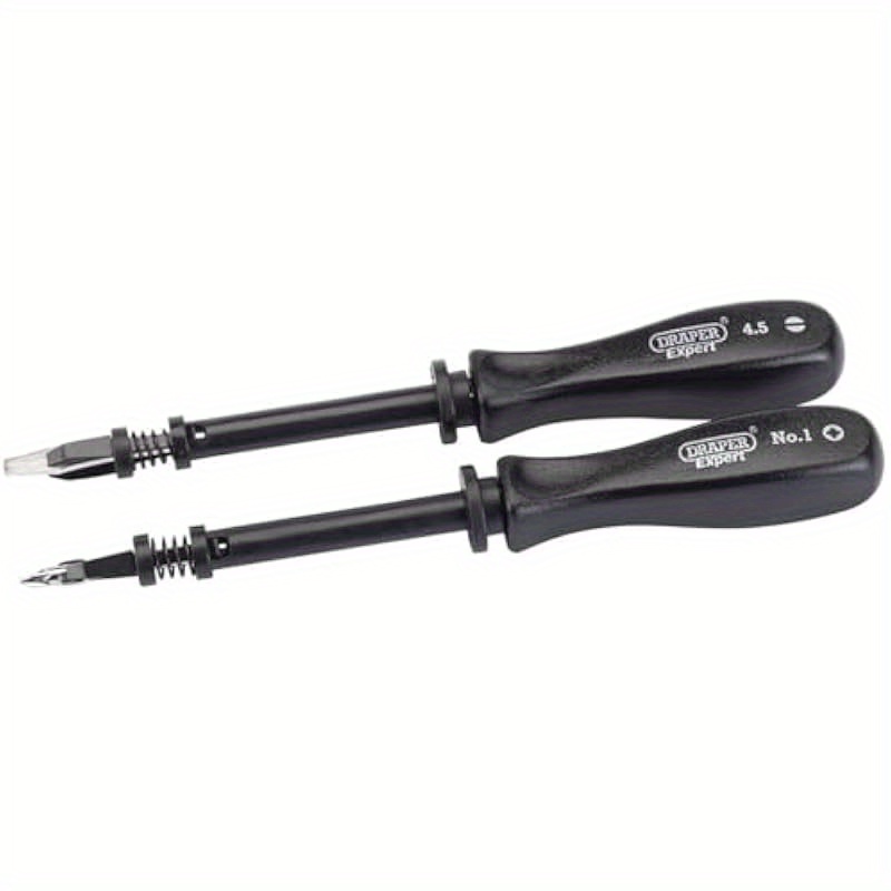     2 piece screw holding mechanics screwdriver set   resistant plastic grip hand tools set flathead and pz type screwdrivers svcm steel blades 27591 Product details 4