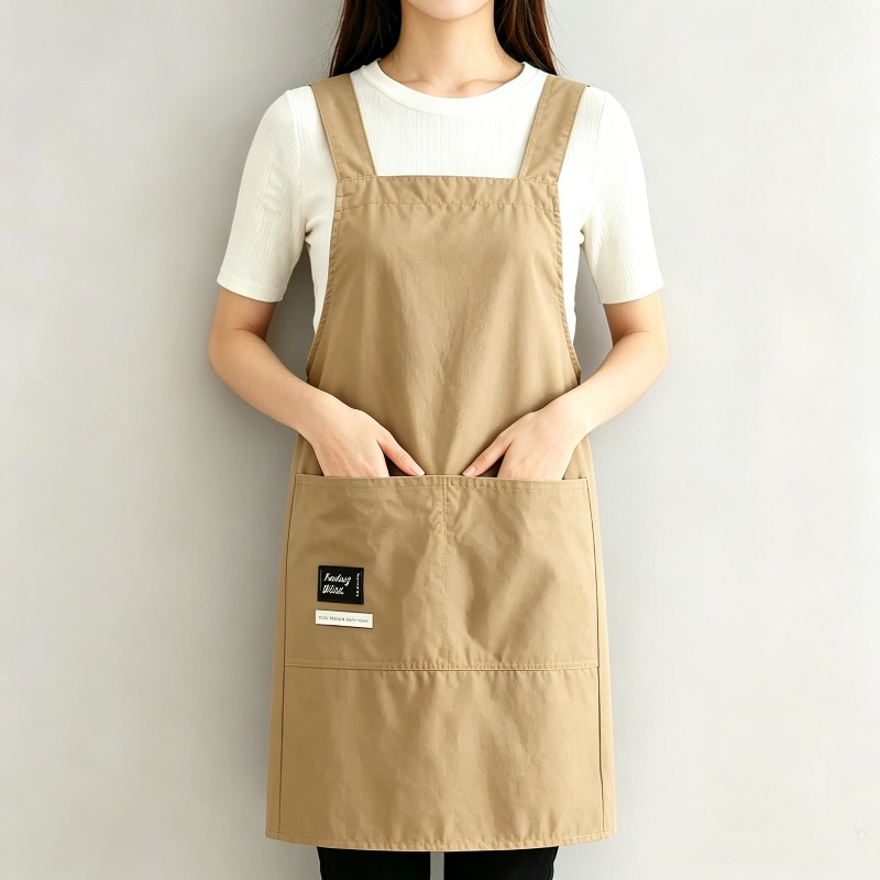 TEMU Tablier à bretelles amélioré, flatteur pour tous les types de corps, tablier de cuisine résistant, combinaison de cuisine unisexe facile à