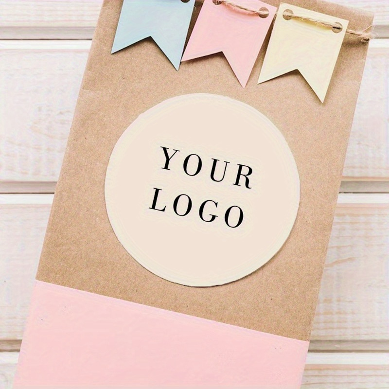 E-shop 1000 Stück individuelle Aufkleber, DIY personalisierte Etiketten, transparente Aufklebeetiketten, Hochzeit, Geburtstag, Firmenmarken-Aufkleber,