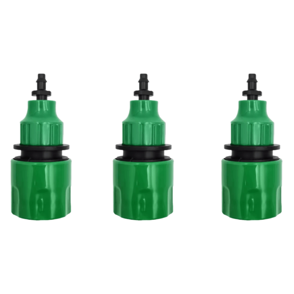 Image of 3-pcs Quick Connector Adapter For – Gardening Watering System Tool, Irrigation Tubing Connector With 1/4" Barbed Fitting Garden Irrigation Tool (inner Diameter: 1/4" Inch)