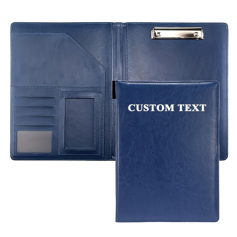 TEMU A Customizable Engraved Personalized Classic-style A4-sized Multifunctional Hanging And Built-in Folder, A Tpu Office File And Business Folder