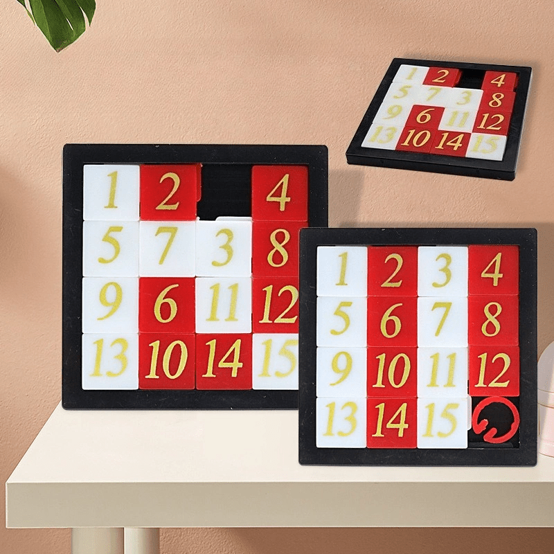 4 15-Grid Number Sliding Puzzles