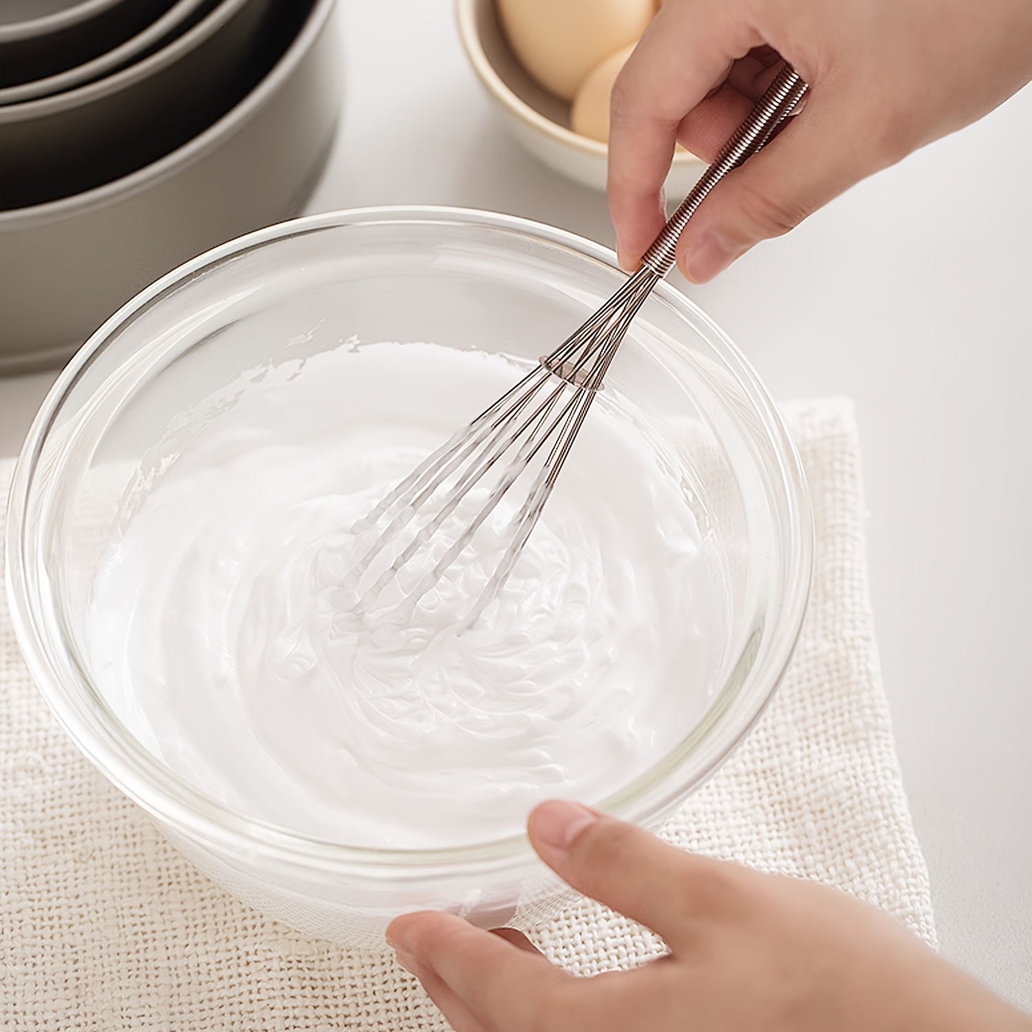 Mini Stainless Steel Whisk for Cooking and Mixing