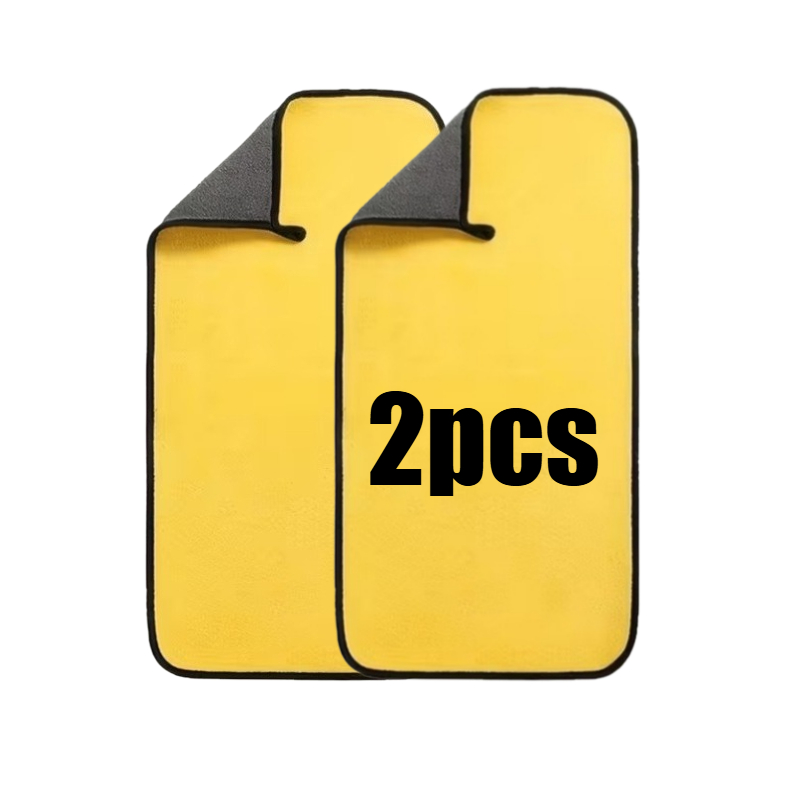 TEMU 2pcs Extra Large Thickened , Suitable For Cars, Boats, Home, Car Detailing, And Makeup, Car Cleaning Additions, Essential For Vehicle Care,