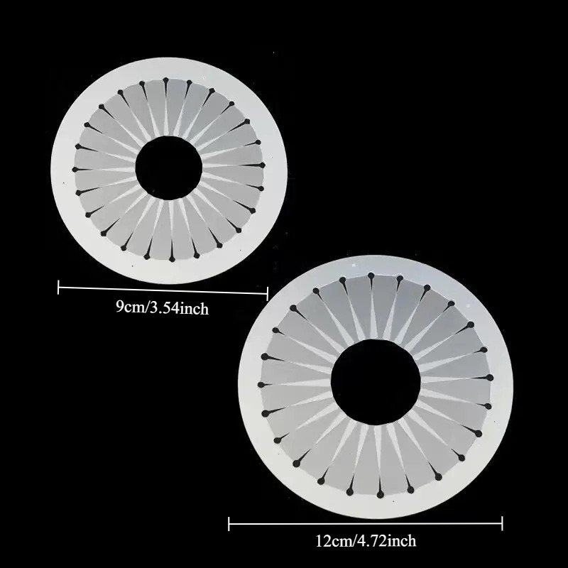 TEMU 2pcs Rosette Maker, Handmade Ribbon Flower Making Tool, Ribbon Brooch Badge Craft Accessory, Sewing Embellishment Decor Supplies, Craft Material