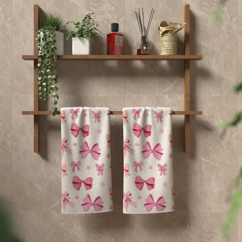 

2pcs Bathroom Hand Towel, 18x26 Inches, Super Polyester, Contemporary Style, Machine Washable, Decorative Hand & Bath Towels For Home Decor