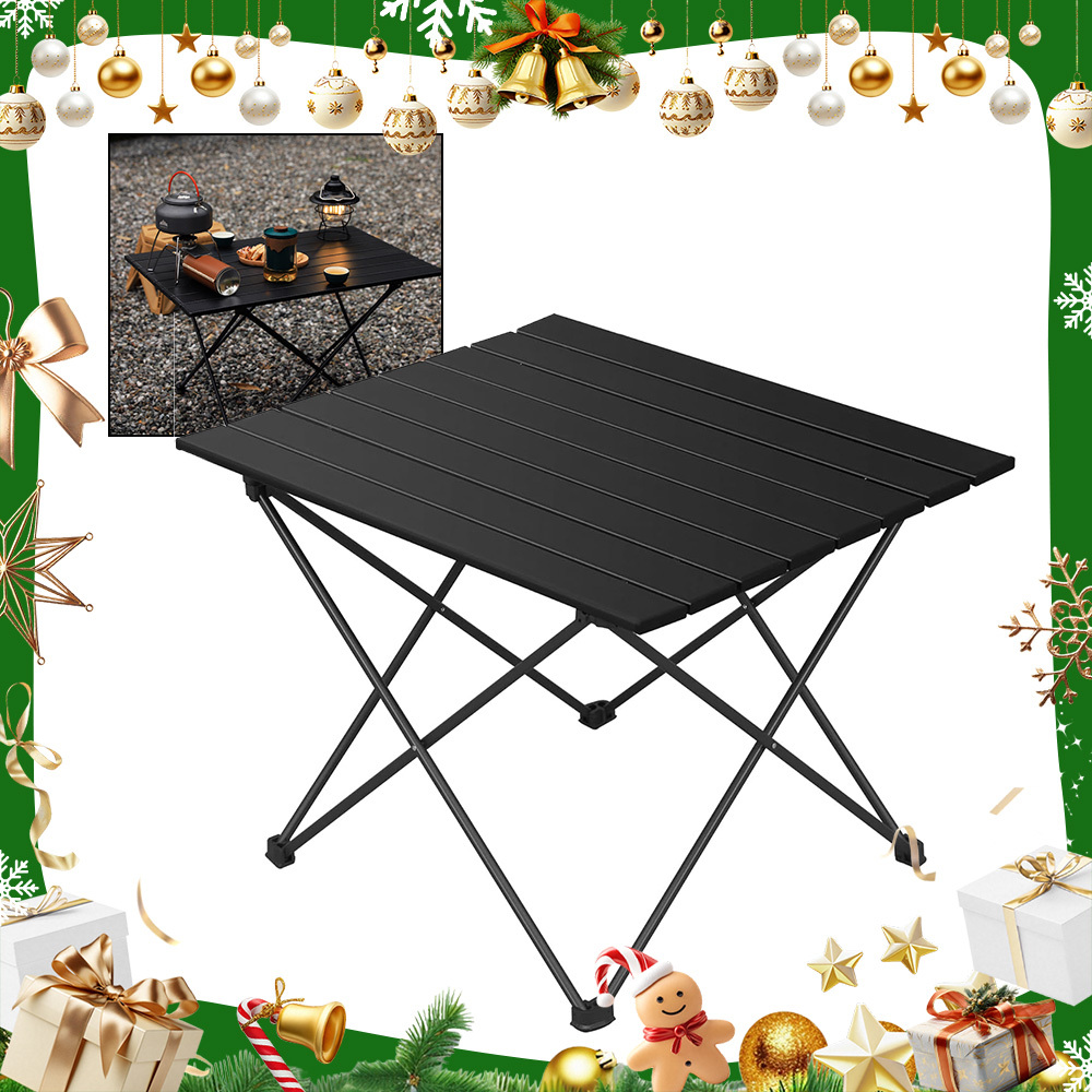 Image of Portable Folding Table And Chair Set For Outdoor Use - Ideal For Camping, Picnics, And Vendor Stalls