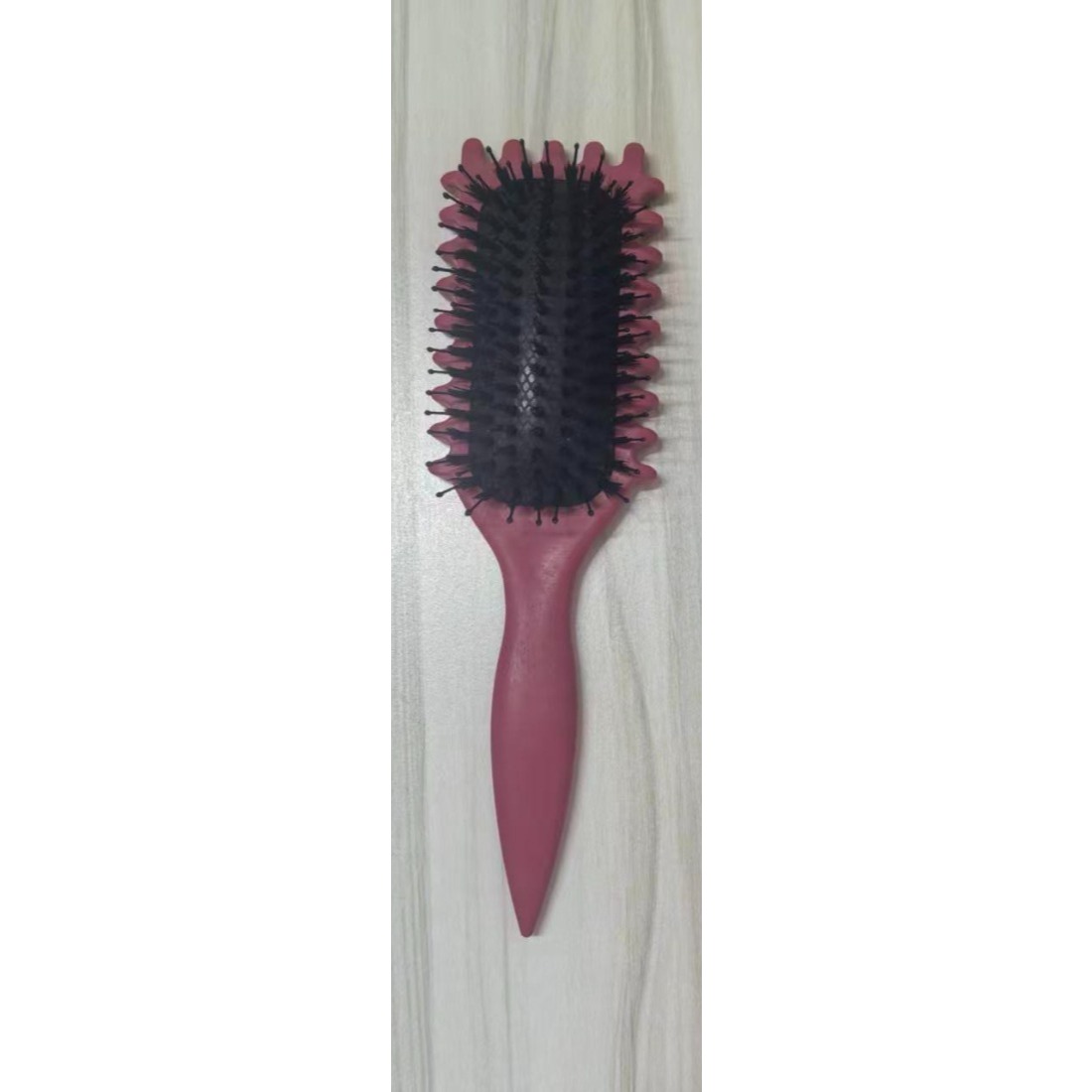 TEMU Wide-tooth Rat Tail Hair Brush With Scalp Massager & Ventilated Paddle - Detangling Brush Suitable For Curly/straight/wavy/long Hair, Wet/dry