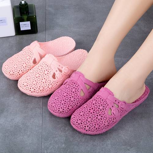new summer womens sandals breathable and fashionable outdoor and indoor bathroom slippers for women women shoes