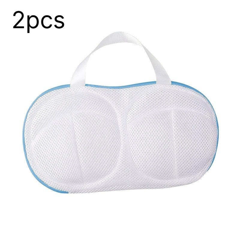 TEMU 2 pezzi Sacchetto per il bucato per reggiseni 3D con , Sacchetto a rete anti-deformazione per il lavaggio di reggiseni con , Sacchetto per il