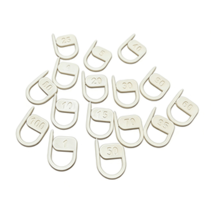E-shop 16 Stück Zahlen Webmarker Knöpfe Anti-Fall Klare Zählreihen Nadelmarker Anpassung Stricken Häkeln Pullover Schal Puppe Handgefertigt Hilfsmittel
