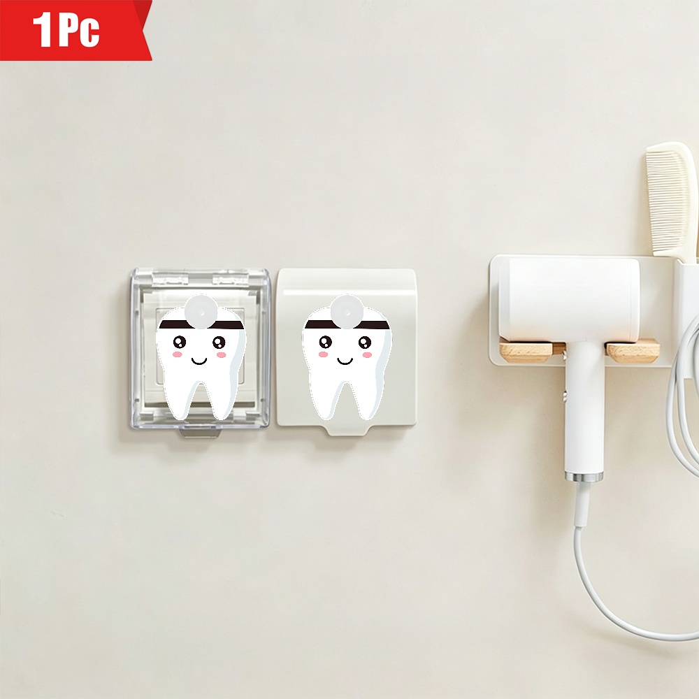 Cute Tooth Electric Socket Cover, Cartoon Tooth-Shaped Protector