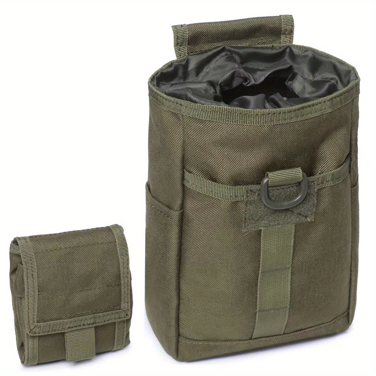 Image of 1000d Tactical Molle Dump Pouch Drawstring Utility Pouch Folding Dump Pouch Waist Bag