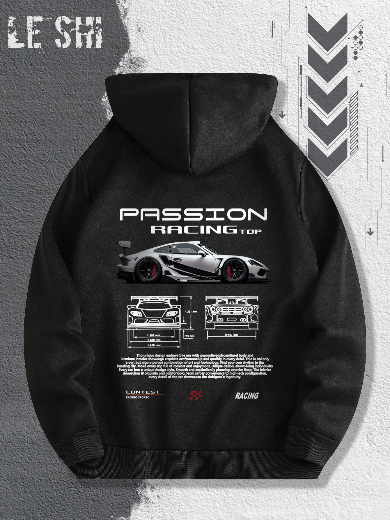 【mahagrid】22FW★ RACING CAR HOODIE mahagrid】22FW☆ RACING CAR HOODIE