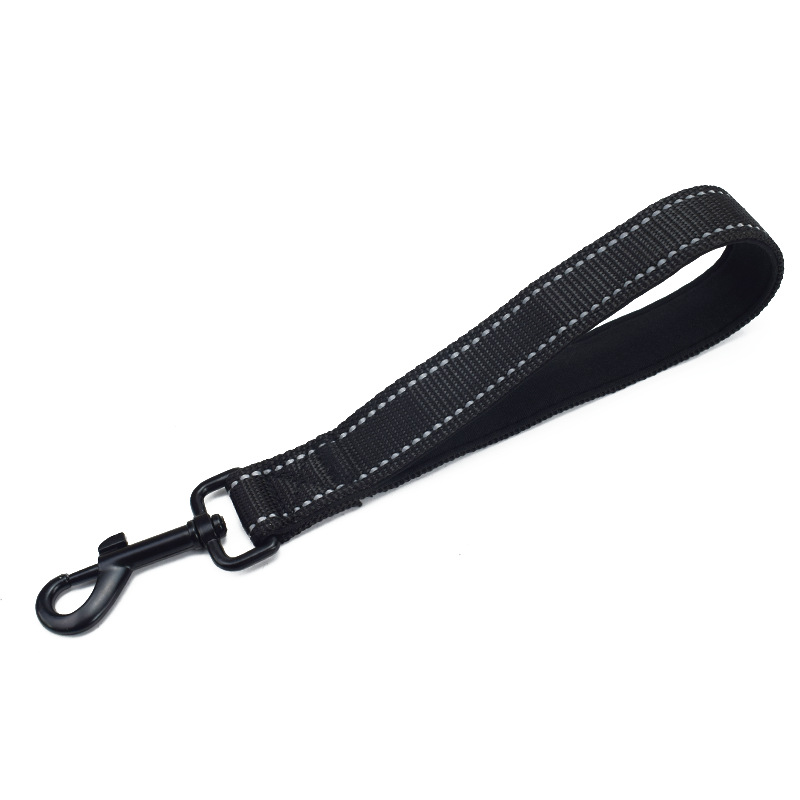 TEMU Hundeleine 25 cm, reflektierende kurze Leine für mittelgroße große Hunde zum Spazierengehen, weich gepolsterter Griff, kurze Hundekette