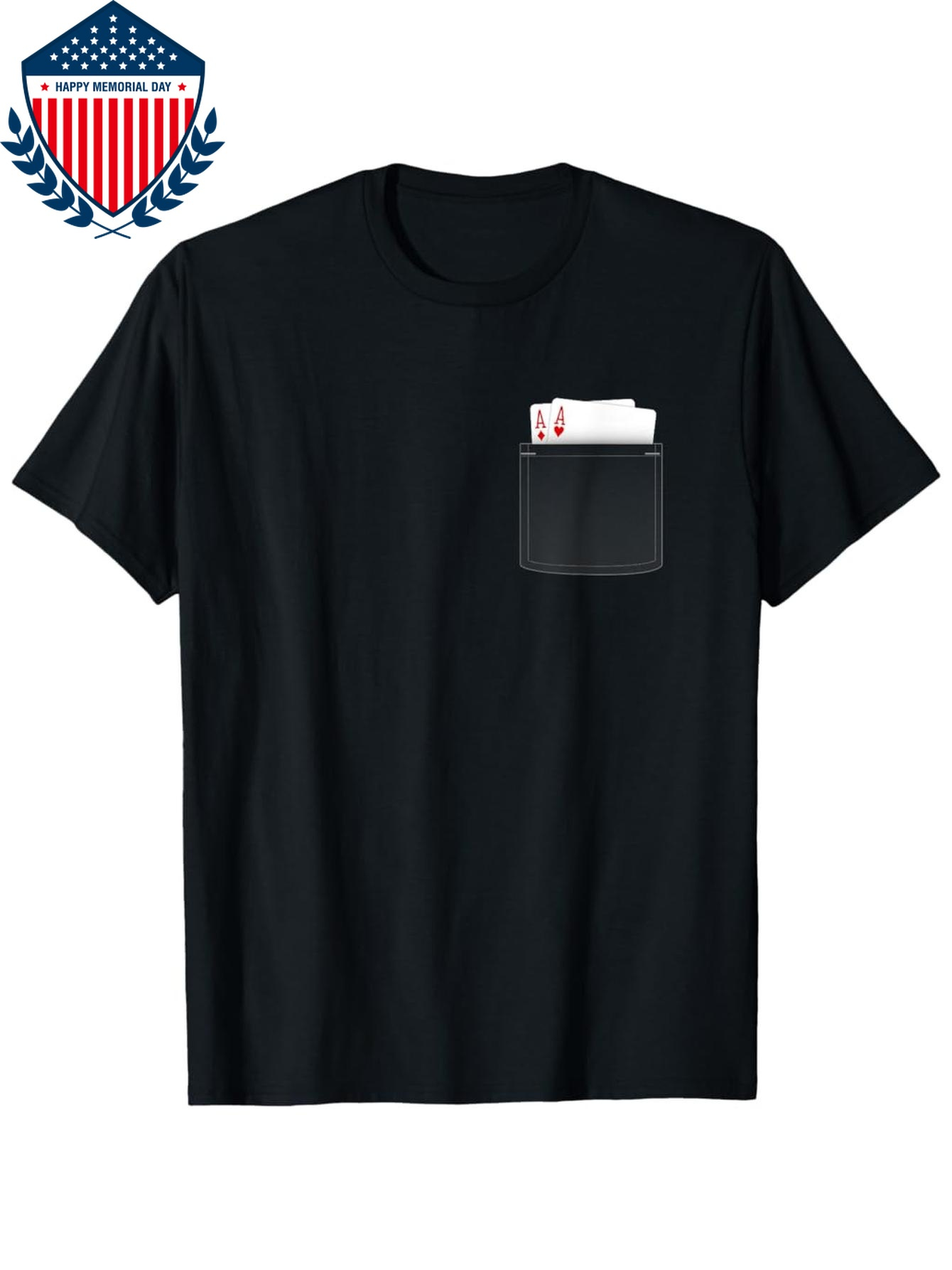 pocket t shirt sold on Temu United States