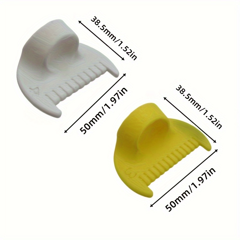 E-shop 1/2 Stück Easy Stitching Tool - Robuste Kunststoff-Kanten-Nähspitze und Strickwerkzeug, geeignet für Anfänger und Senioren, Abstand ist 4 mm und