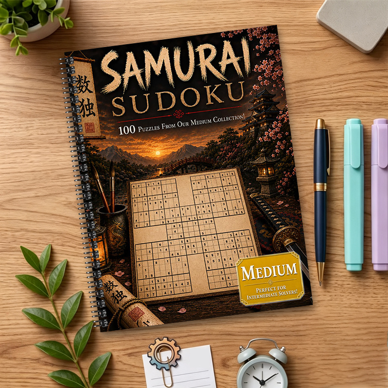 Sudoku Crossword Puzzle Book Large Print