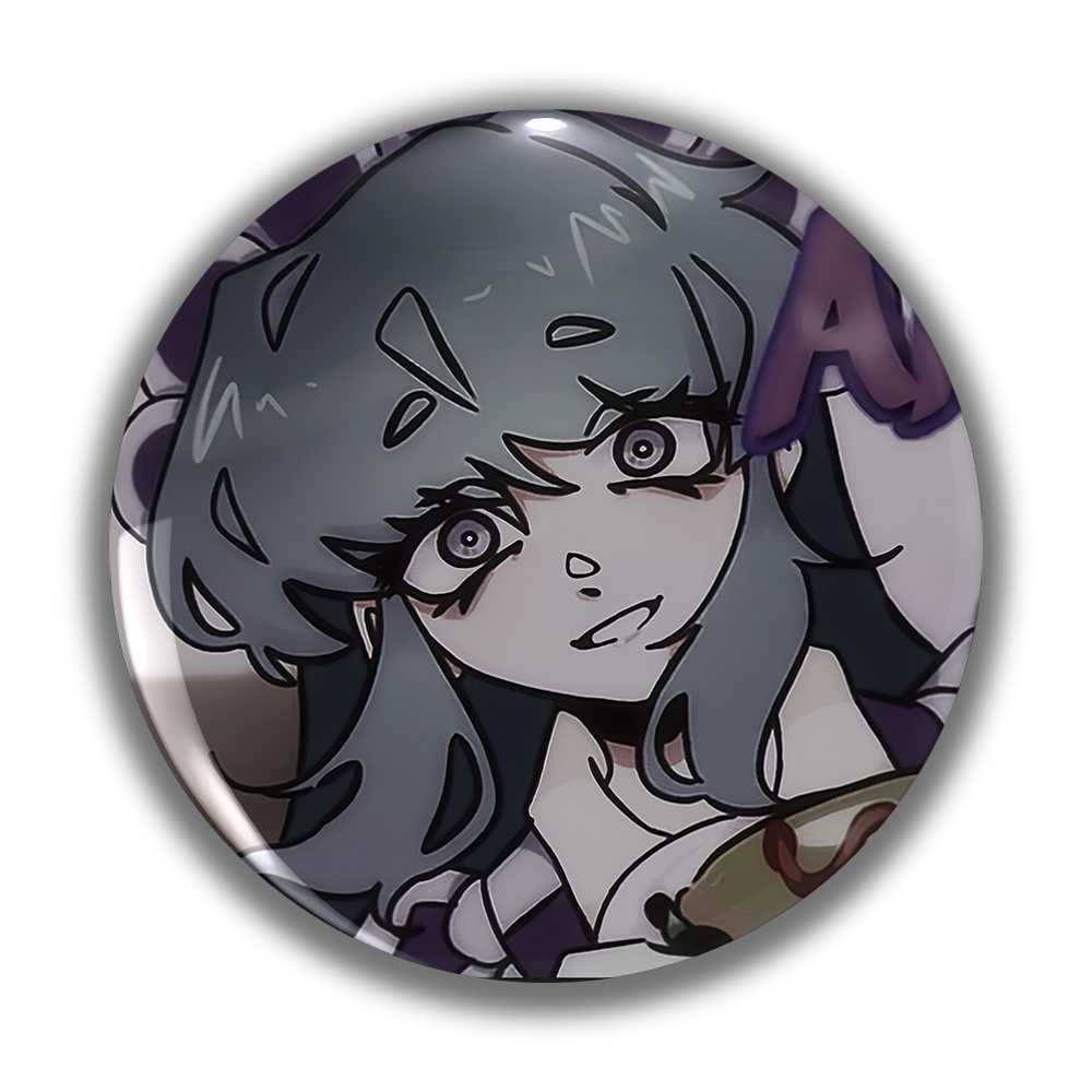 TEMU Fashion Cartoon Anime Men's Round Badge/pin - Unisex - A Fun Idea Suitable For Family, , - Exquisite Additions For Clothing, Backpacks, And Hats