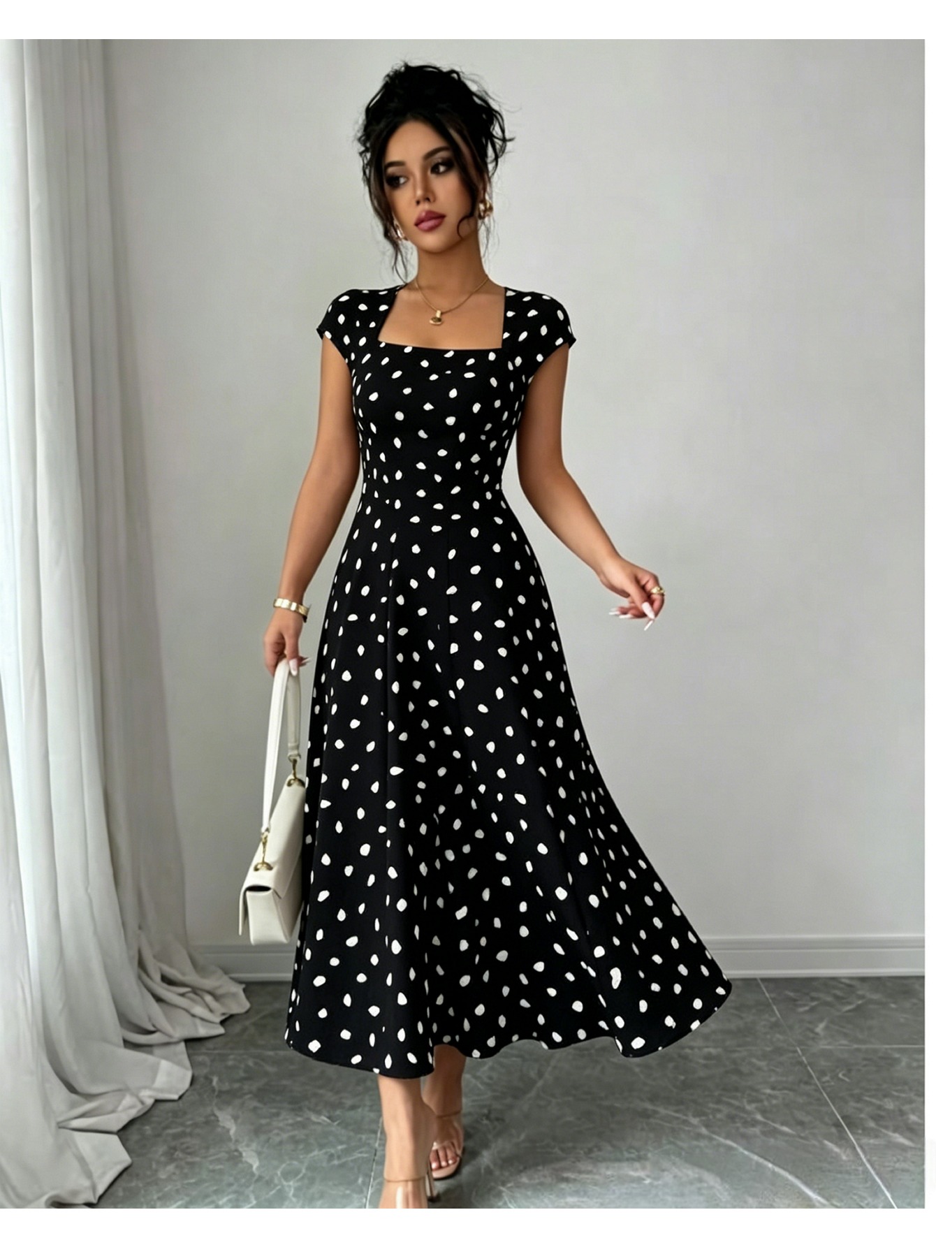a line dresses midi sold on Temu United States