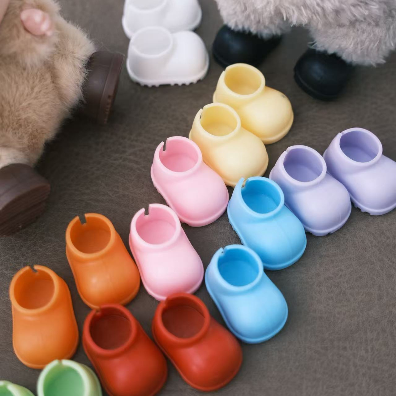 6 Pairs Mini Doll Shoes Anti Slip Styles Perfect Gift