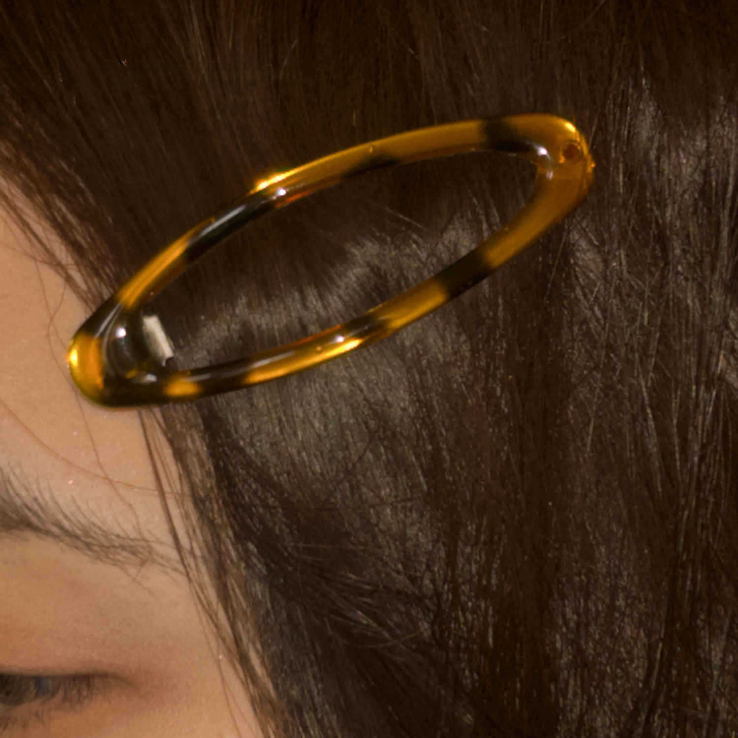 Image of 4pcs Fashion Leopard Print Oval Hair Clips, Vintage Side Clip High-end Barrette, Bangs And Fringe Hair Accessory, Personality Hairpin For , Banquet, Festival Gift