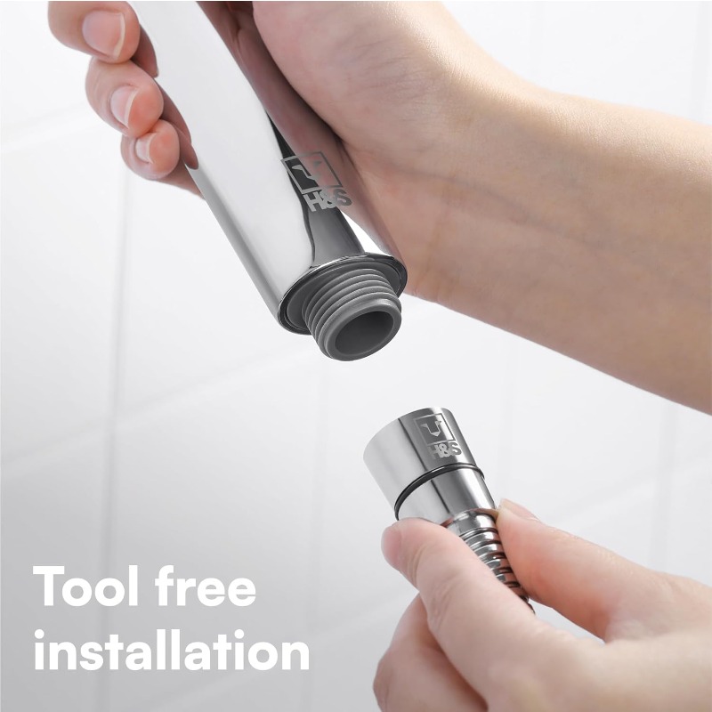 Adjustable Handheld Shower Head with 5 Spray Modes