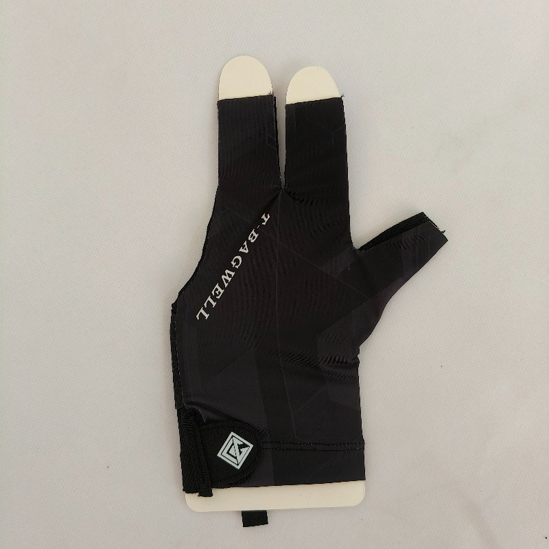 TEMU 1pc Breathable Three-finger Billiard Glove – Anti-slip , Enhances Grip And Control – For Pong/billiards, Color Options (black/red/purple)