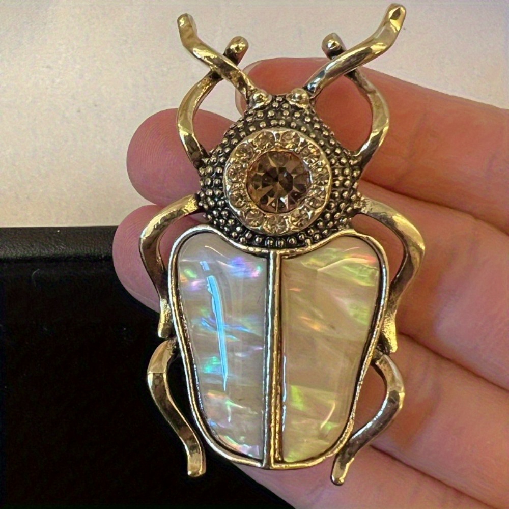 E-shop Luxus Hofstil Käfer-Design Brosche für Männer Frauen, Paar-Anstecknadel, Schmuck Accessoires