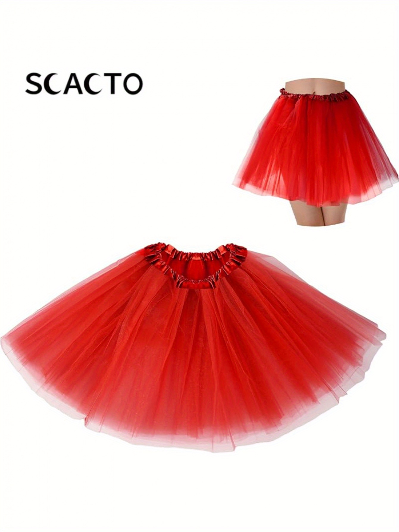 adult women tutu skirt layers tulle rainbow Temu