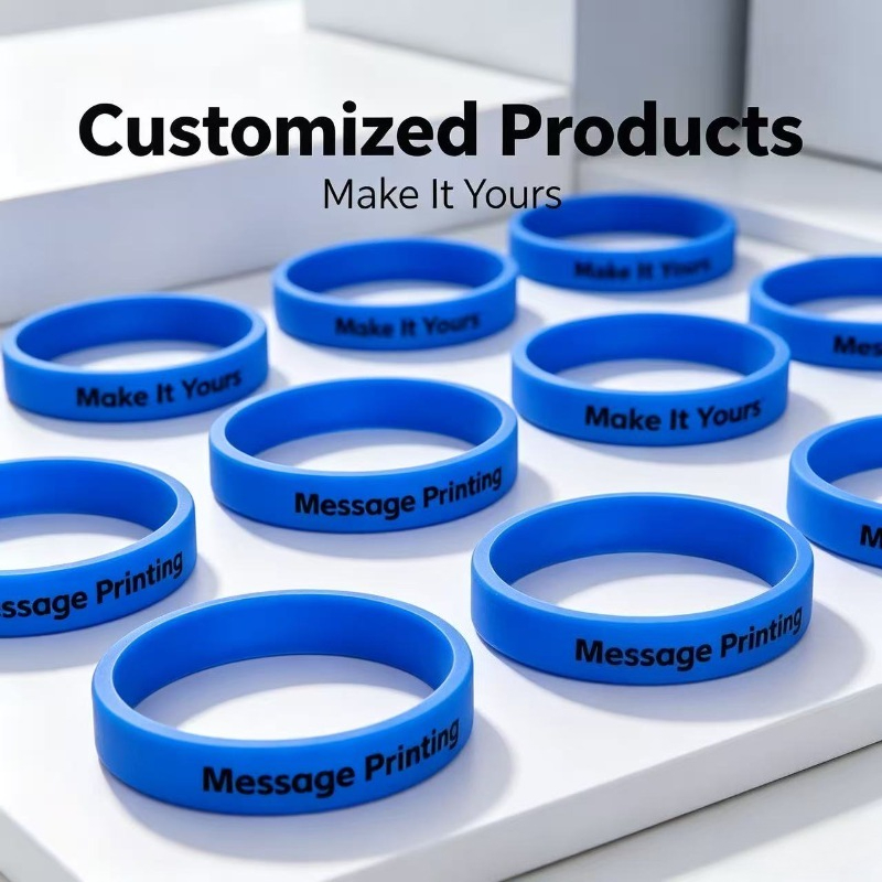 Custom-made Food-Grade Silicone Wristbands, Skin-Friendly and Soft