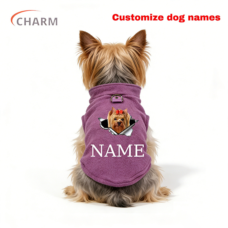 TEMU 3d Effect Yorkshire Terrier Ripped D-ring Dog Clothes, Lightweight And Comfortable Leash Vest, Small Dog Pet Apparel, Cat And Dog Gift
