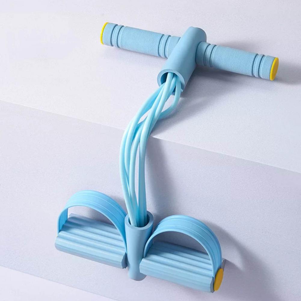 bands with handles for multifunctional yoga sit ups suitable for   men and women this   pedal   trainer features six strands of thickened rope designed for effective abdominal workouts Product details 4