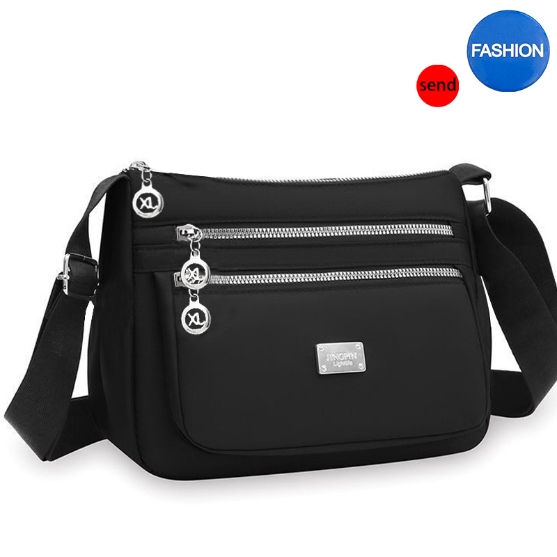 TEMU Women's Crossbody Bag - [1 Bag And 1 Badge] Spring And Summer Easy Neutral Crossbody Bag, Outdoor Commuting Shoulder Bag, Suitable For Daily