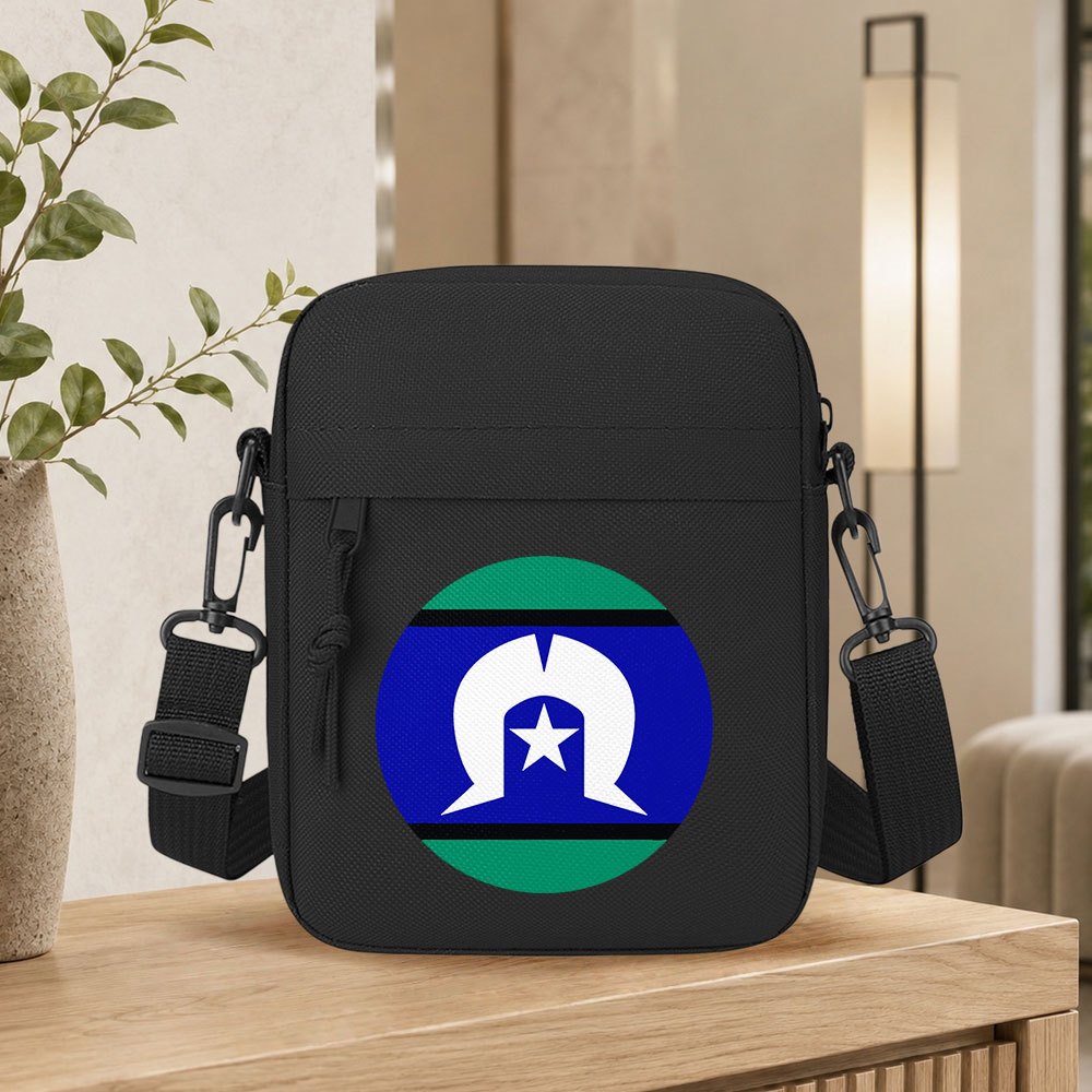 TEMU Cultural Shoulder Bag With Zipper Closure & Adjustable Strap - Lightweight Durable Suitable For Daily Commuting, Cash Holder Wallet For Ids,