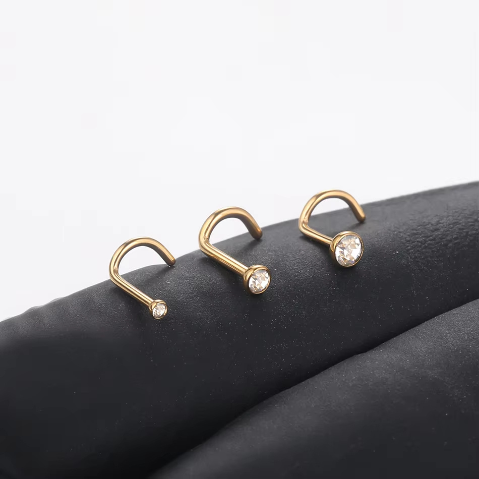 G23 Titanium Alloy Nose Ring Stud