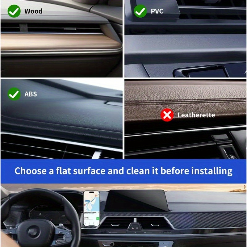 The Latest Golden High-strength Magnetic Car Phone Holder Can Be Folded 1080 Degrees For Unlimited Rotation. 42 Rubidium Magnets Will Never Demagnetize. Thickened And Reinforced Support Rod For Car Dashboard Navigation Phone Holder.