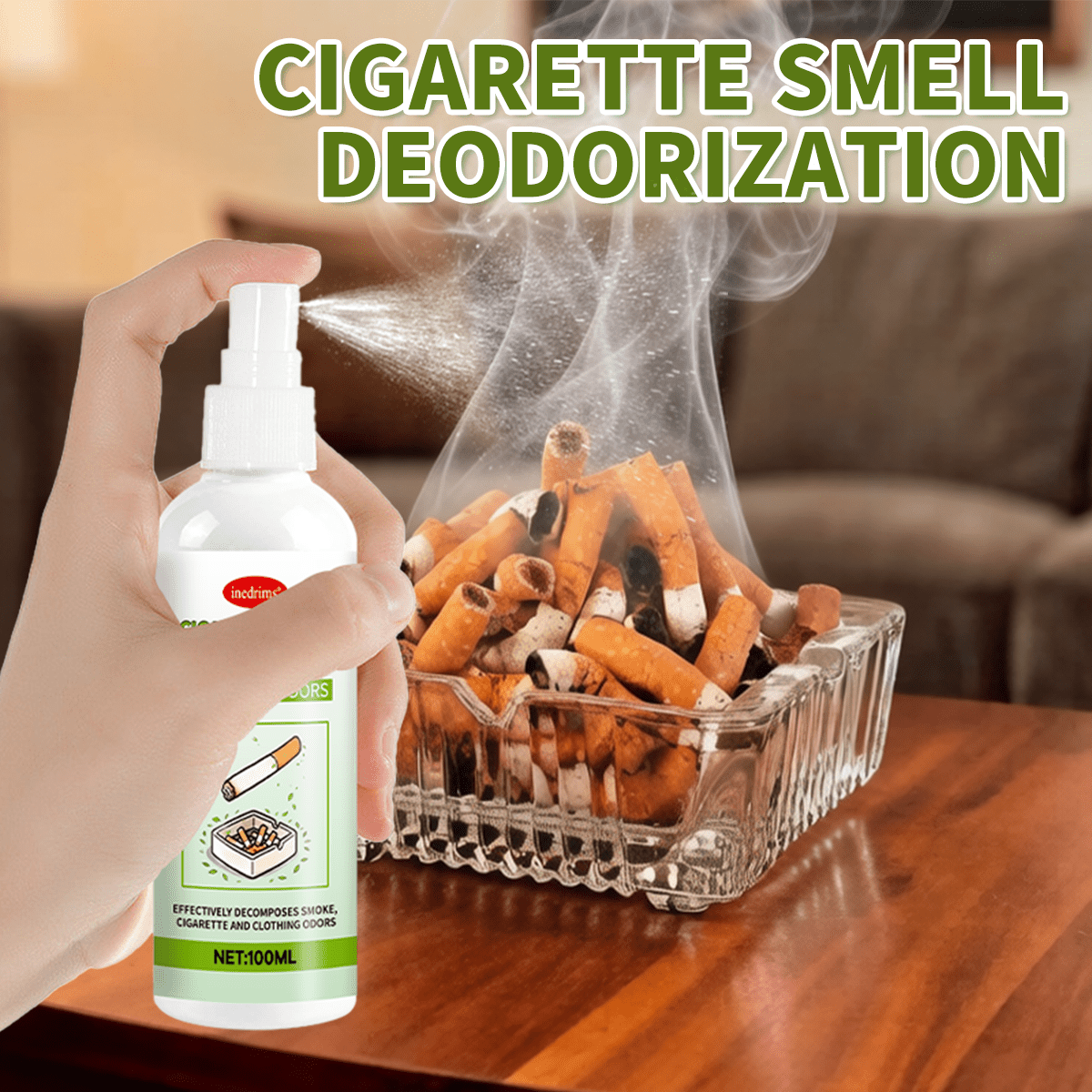cigarette smell deodorizer Smoke Odor Eliminator - 3.4oz Smelleze is non Smoke Odor Eliminator - 16oz